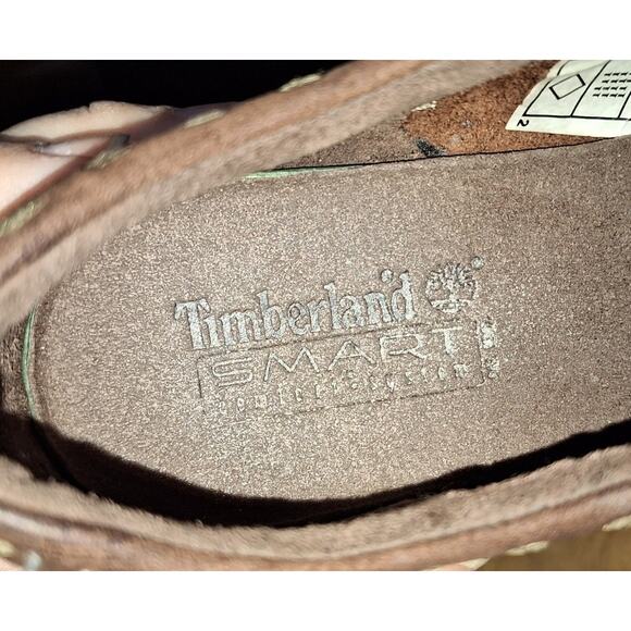 Timberland Women 8.5 Medium Brown Genuine Leather Suede Smart Loafers Shoes - Picture 9 of 9